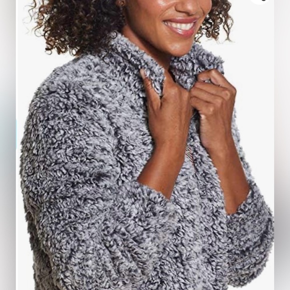 XL Weatherproof Vintage Women’s Pullover 1/4 Zip gray - Picture 4 of 16